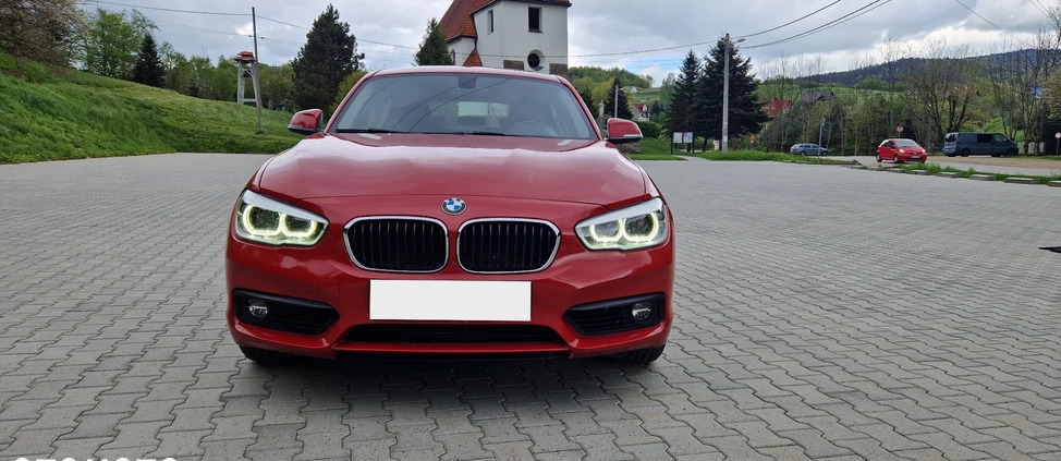 BMW Seria 1 cena 66700 przebieg: 153393, rok produkcji 2019 z Kuźnia Raciborska małe 121